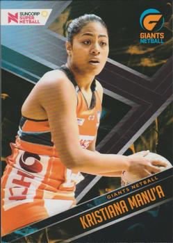 2019 Tap 'N' Play Suncorp Super Netball #19 Kristiana Manu'a Front
